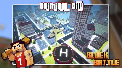 Gameplay of the Criminal city: Block battle for Android phone or tablet.