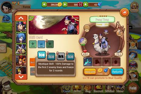 Gameplay of the Crook 3 kingdoms for Android phone or tablet.