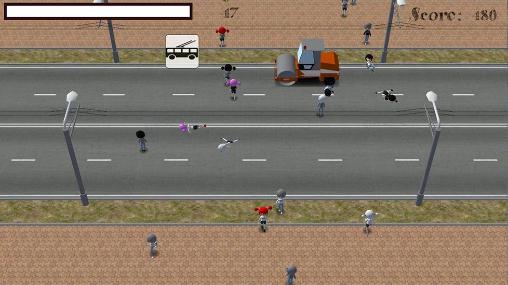 Gameplay of the Crossing road for Android phone or tablet.