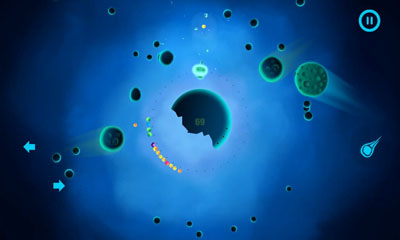 Gameplay of the Crumble Zone for Android phone or tablet.