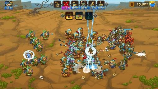 Gameplay of the Crystal crusade for Android phone or tablet.