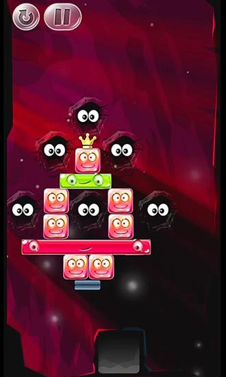 Gameplay of the Crystal stacker for Android phone or tablet.