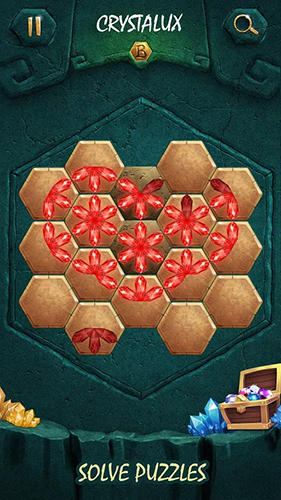 Gameplay of the Crystalux: New discovery for Android phone or tablet.