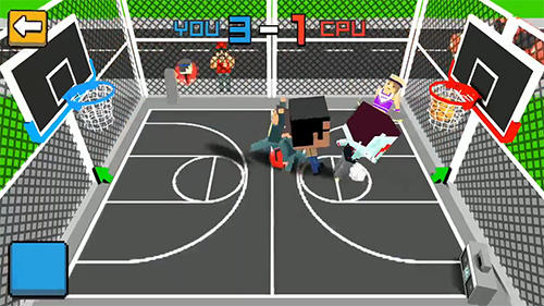 Cubic basketball 3D - Android game screenshots.
