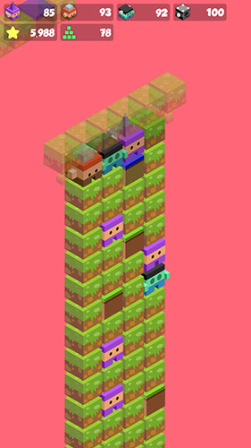 Cubic tower - Android game screenshots.