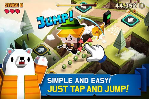 Gameplay of the Cubie adventure for Android phone or tablet.