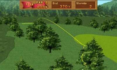 Gameplay of the Cup! Cup! Golf 3D! for Android phone or tablet.
