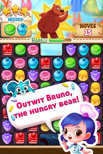 Gameplay of the Cupcake mania: Canada for Android phone or tablet.