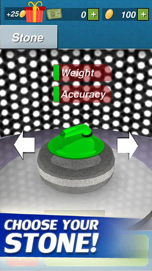 Gameplay of the Curling 3D by Giraffe games limited for Android phone or tablet.
