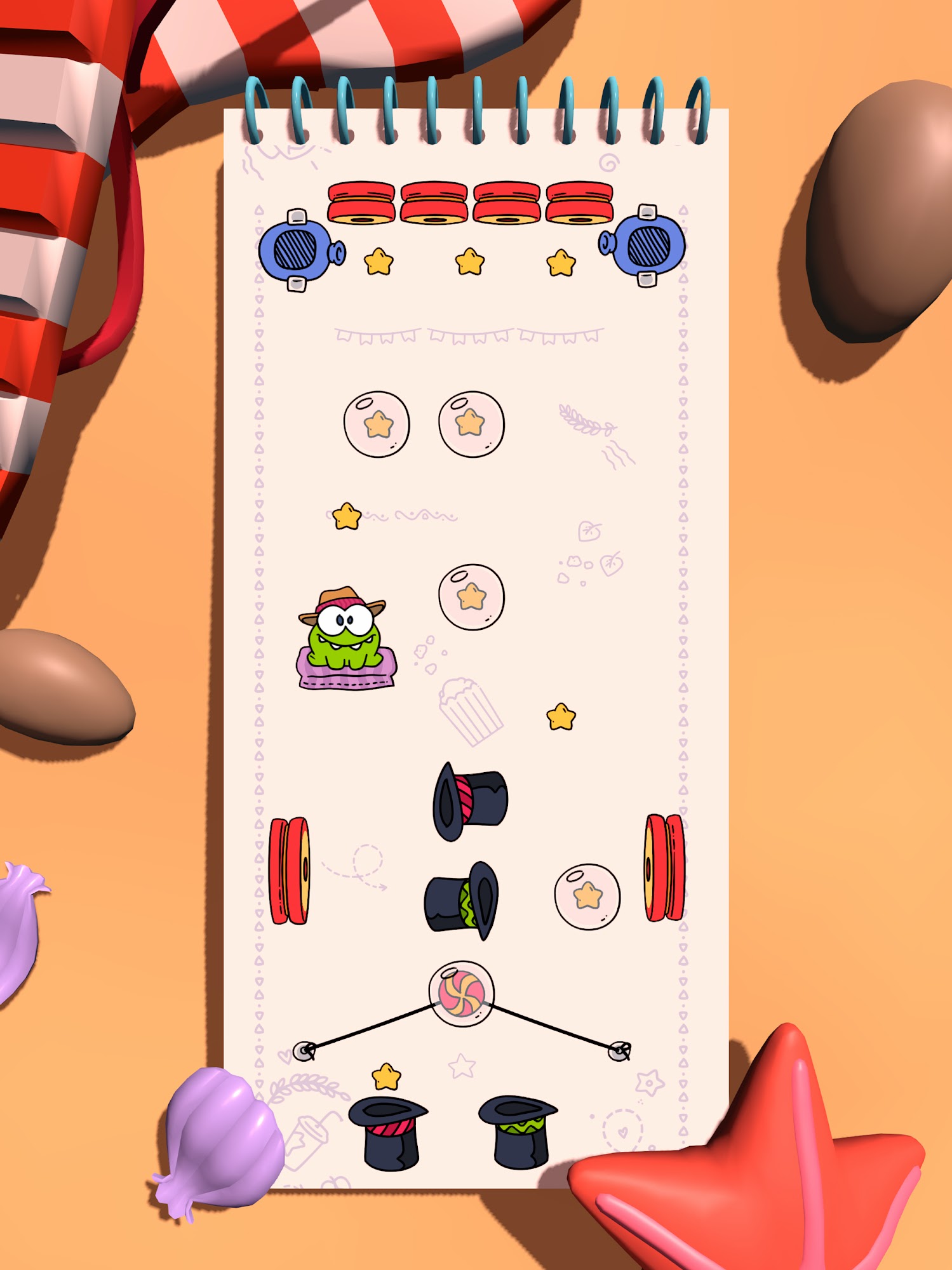 Cut the Rope Daily - Android game screenshots.