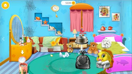 Gameplay of the Cute fish clean up for Android phone or tablet.