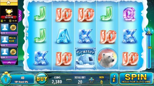 Gameplay of the Cute slots for Android phone or tablet.