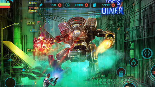 Cyber strike: Infinite runner - Android game screenshots.