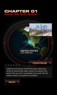 Gameplay of the Cybergeddon for Android phone or tablet.