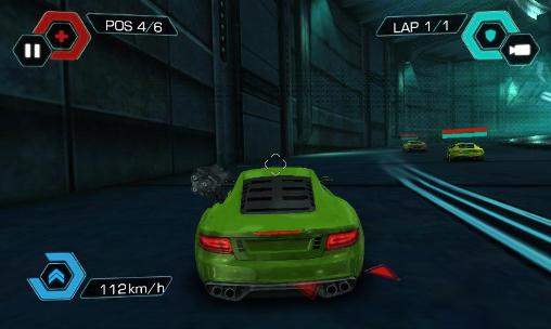 Gameplay of the Cyberline racing for Android phone or tablet.