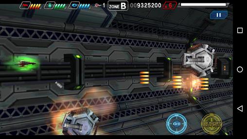 Gameplay of the Dariusburst SP for Android phone or tablet.