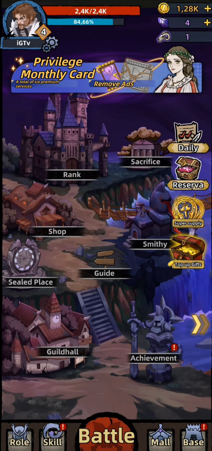Dark Hunter: Idle RPG - Android game screenshots.