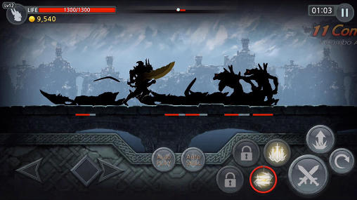 Gameplay of the Dark sword for Android phone or tablet.