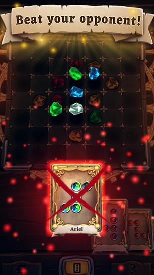 Gameplay of the Darken age: Molus gems party for Android phone or tablet.