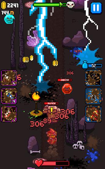 Gameplay of the Dash quest for Android phone or tablet.
