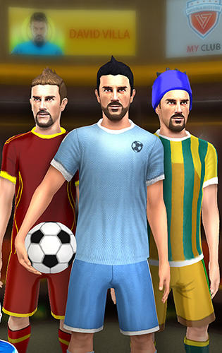 David Villa pro soccer - Android game screenshots.