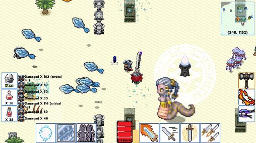 Gameplay of the Dawn of warriors for Android phone or tablet.