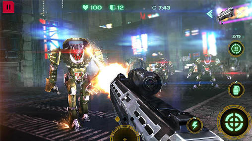 Gameplay of the Dead Earth: Sci-Fi FPS shooter for Android phone or tablet.