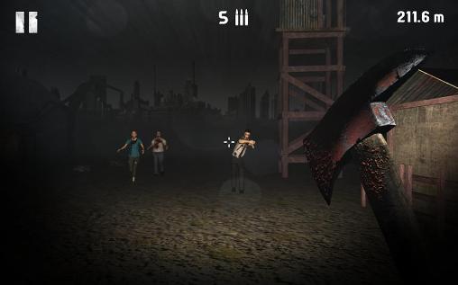 Gameplay of the Dead land: Zombies for Android phone or tablet.