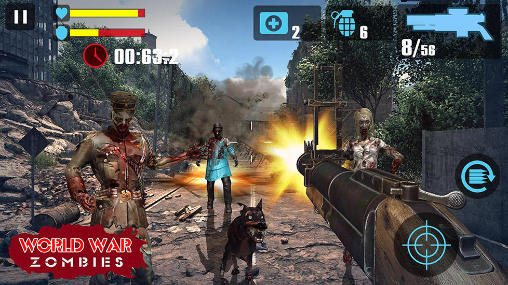 Gameplay of the Dead shot: World war zombies for Android phone or tablet.