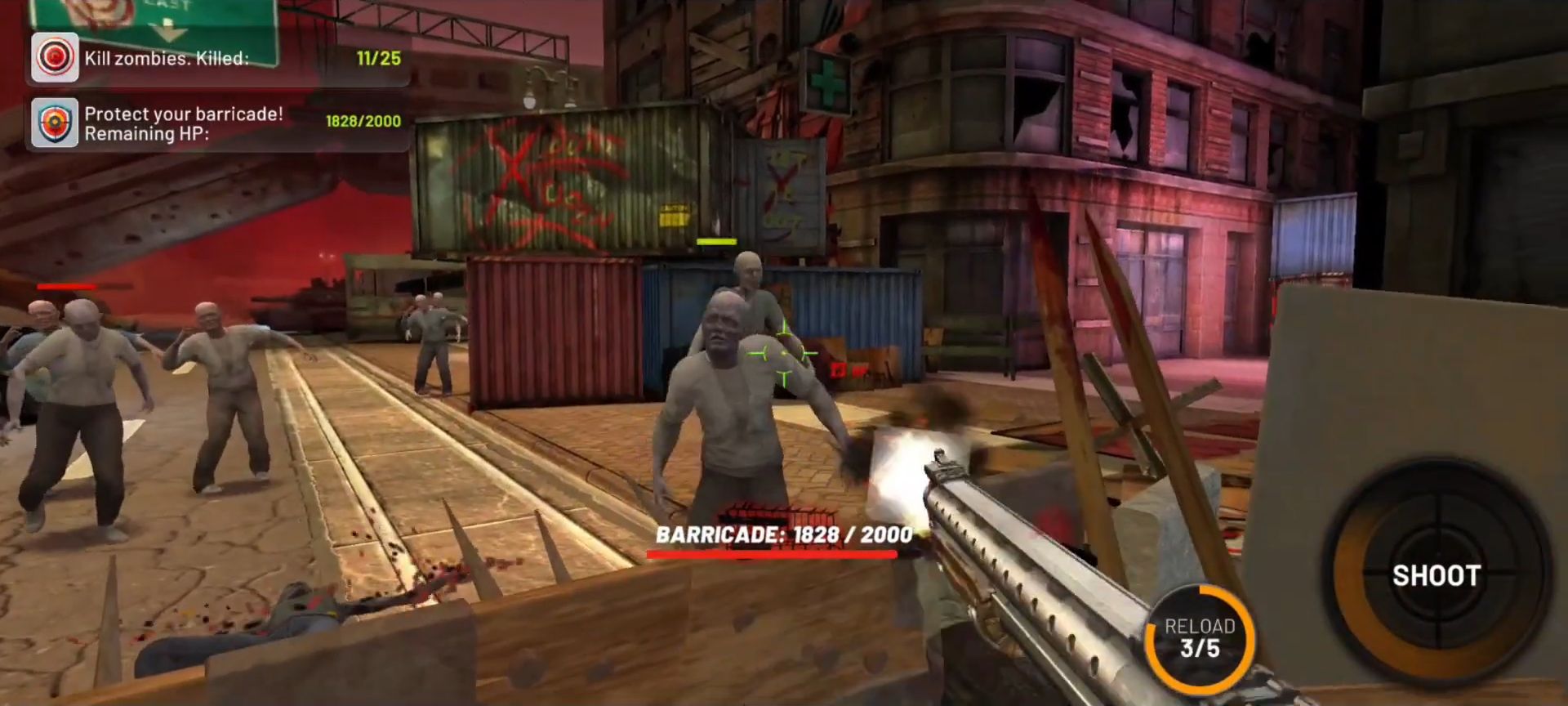 Deadlander: FPS Zombie Game - Android game screenshots.