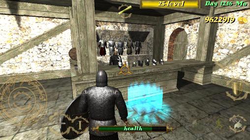 Gameplay of the Deadly medieval arena for Android phone or tablet.