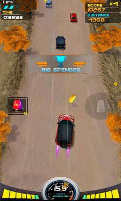 Gameplay of the Death Racing 2 Desert for Android phone or tablet.