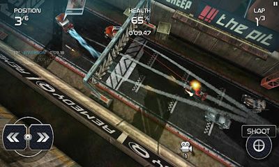 Gameplay of the Death Rally Free for Android phone or tablet.