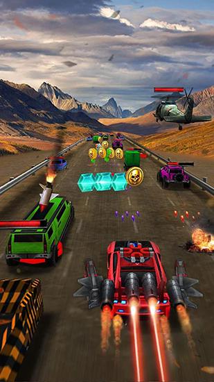 Gameplay of the Death road 2 for Android phone or tablet.