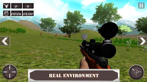 Gameplay of the Deer hunting challenge 3D for Android phone or tablet.