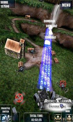 Gameplay of the Defence Cannon for Android phone or tablet.