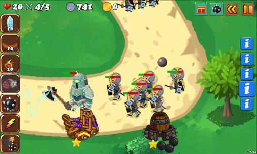 Gameplay of the Defence of empire for Android phone or tablet.