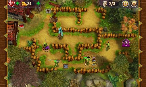 Gameplay of the Defenders of Suntoria for Android phone or tablet.