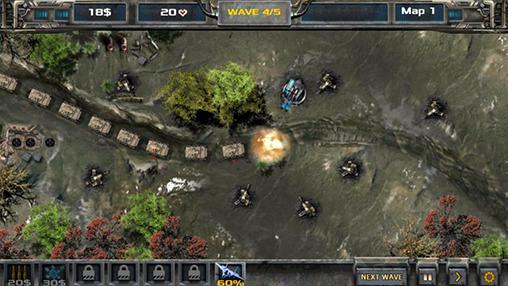 Gameplay of the Defense legend for Android phone or tablet.