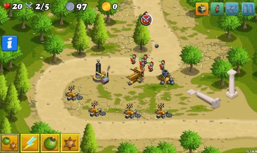 Gameplay of the Defense of Greece for Android phone or tablet.