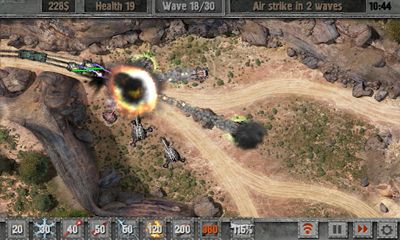 Gameplay of the Defense Zone 2 for Android phone or tablet.