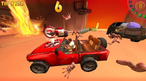 Gameplay of the Deliverance: Deliver pizzas for Android phone or tablet.