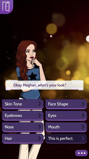 Gameplay of the Demi Lovato: Path to fame for Android phone or tablet.
