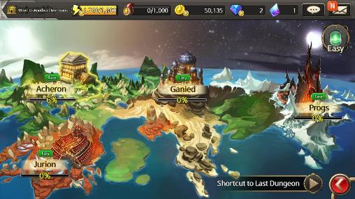 Gameplay of the Demigod war for Android phone or tablet.