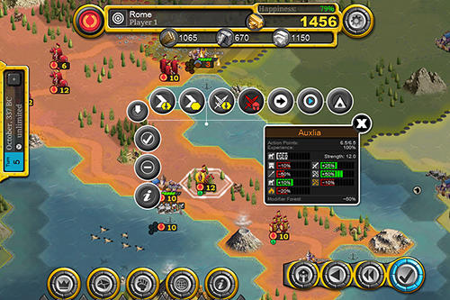 Demise of nations - Android game screenshots.