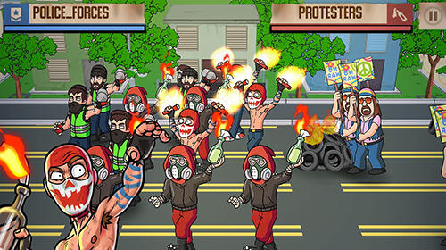 Democracy on fire - Android game screenshots.