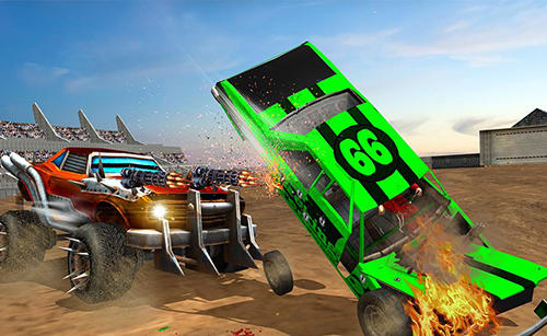 Demolition derby real car wars - Android game screenshots.