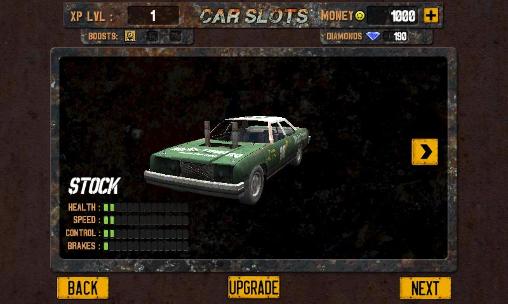Gameplay of the Demolition derby: Crash racing for Android phone or tablet.