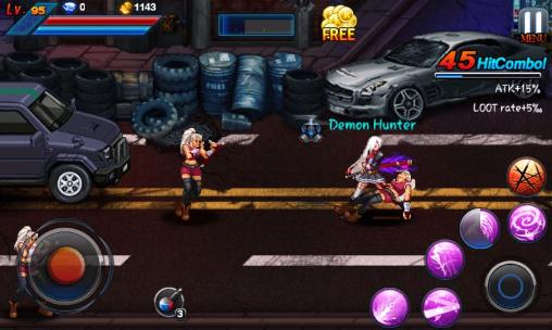 Gameplay of the Demon hunter for Android phone or tablet.