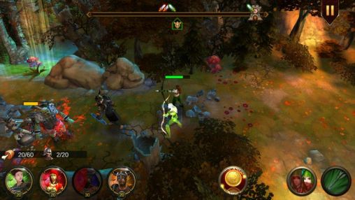 Gameplay of the Demonrock: War of ages for Android phone or tablet.
